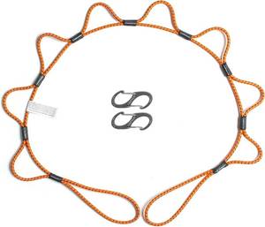 lot 65905 image: LoopRope Tie downs made easy 5LRO-C-C Orange 5-Feet Tie Down