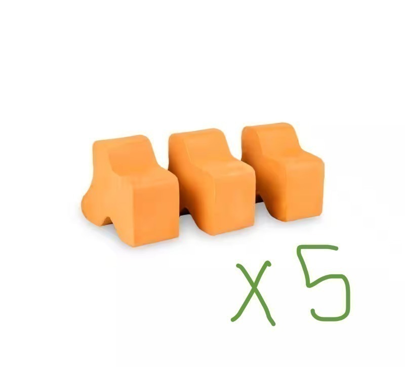 lot 640 image: Pennington 1.5 in. Terra Cotta Clay Pot Planter Feet (5 Packs of 3)