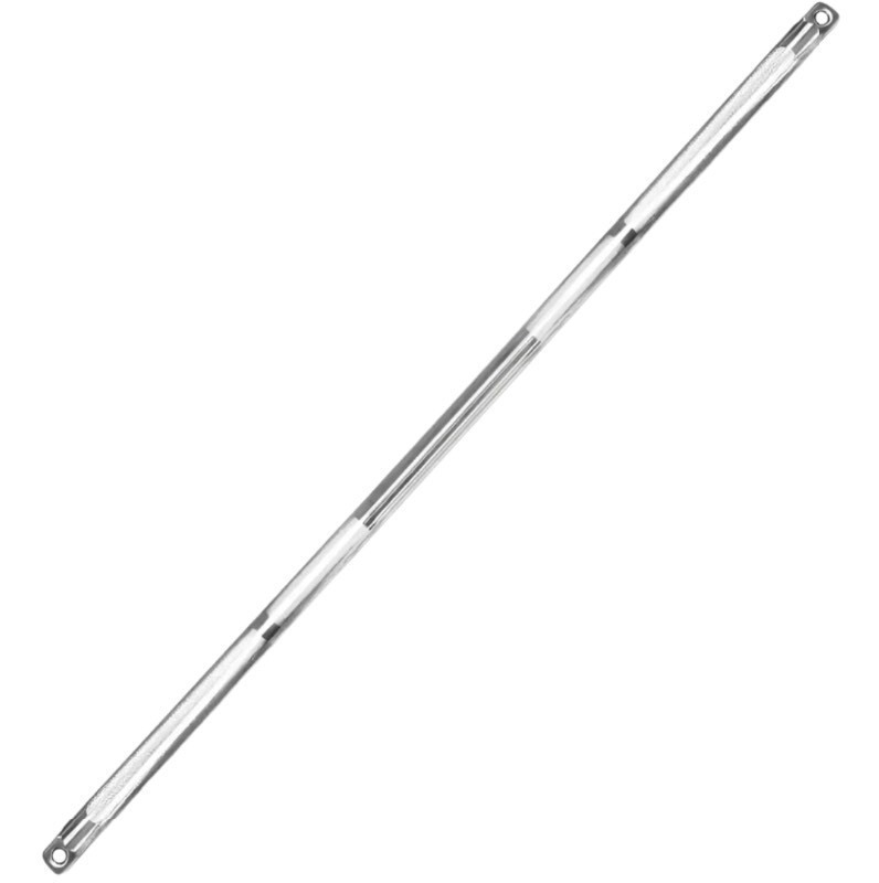 lot 41 image: FRENCH FITNESS CHROME 42 DUAL HOOK STRAIGHT BAR CABLE ATTACHMENT (NEW)