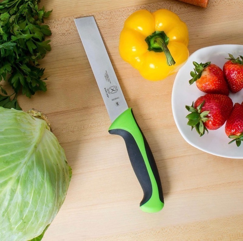 lot 38 image: Mercer Culinary Millennia Colors 6-Inch Produce Knife, Green