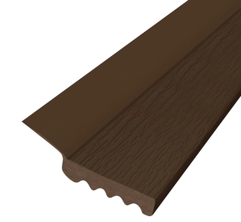 lot 107 image: Frost King 9-Feet Dual Vinyl Garage Door Seal for Top or Sides (Brown)