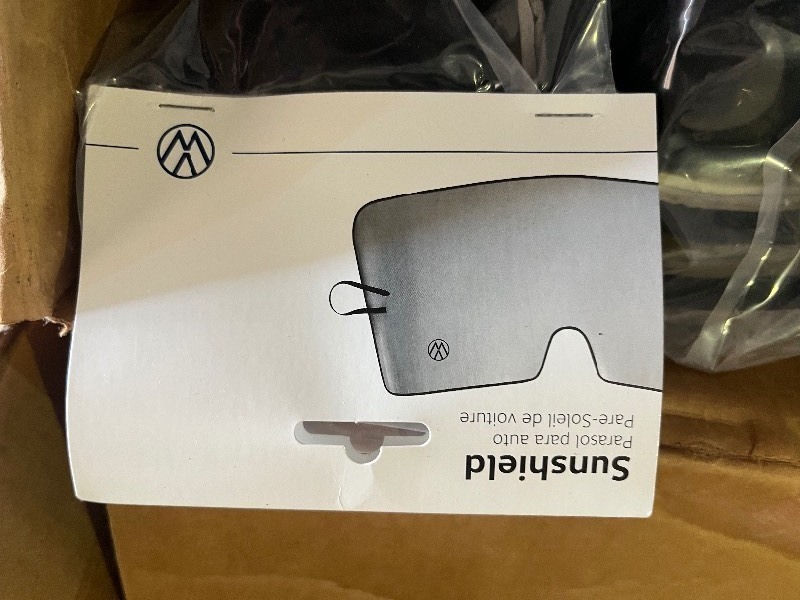 lot 108 image: Box of 10 Brand New VoltsWagon Branded Windshield Sun Shields