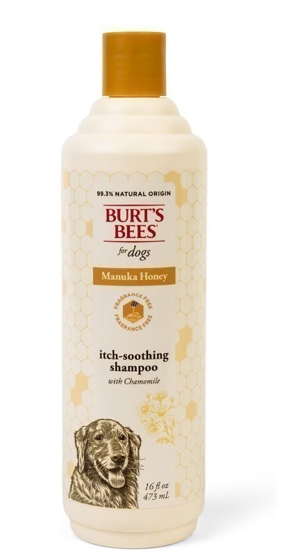 lot 151 image: Bundle of 4 Burts Bees Manuka Honey Itch Soothing Chamomile Dog Shampoo, 16-fl oz per bottle