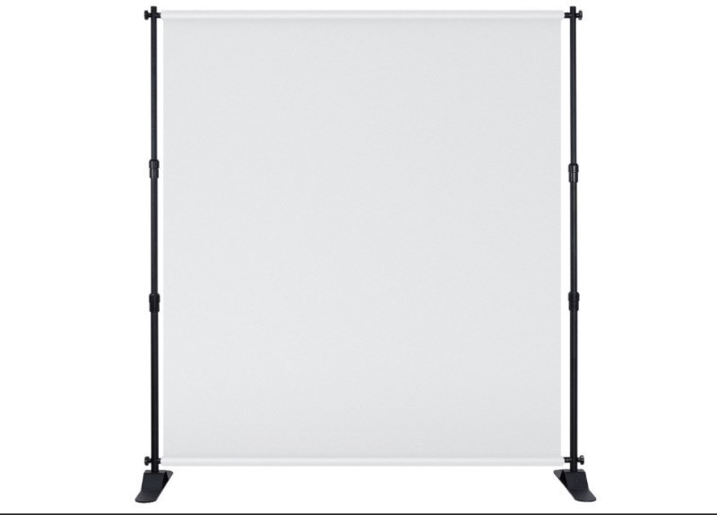lot 444 image: White Kate Photographic Backdrop 5W x 7H (D103859) - NO STAND INCLUDED