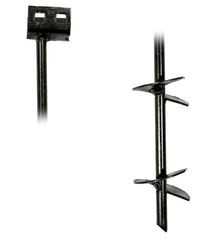 lot 141 image: 1 Ground Anchor Tie Down  30 in. x 34 in. Double 4 Head - 1 piece