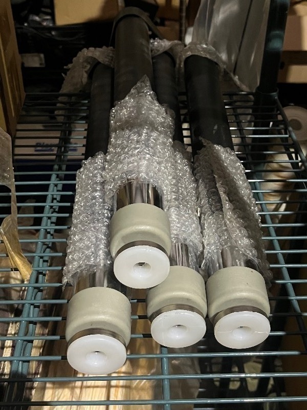lot 241 image: Deluxe Table Legs  - Steel Adjustable 4 Legs