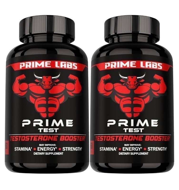 lot 32 image: Labs Testosterone Supplement for Men (2-Pack) - Stamina, Endurance, Energy, & Strength - Mens Testosterone Booster & Workout Supplement - 120 Caplets