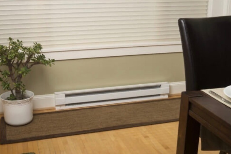 lot 190 image: 48 F Series Electric Baseboard Heater, 1000 Watt, 240V (White)