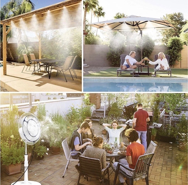 lot 82 image: Pocket Panda Misting System 40FT T-Joints Outdoor Cooling System Hose Kit - in sealed bag