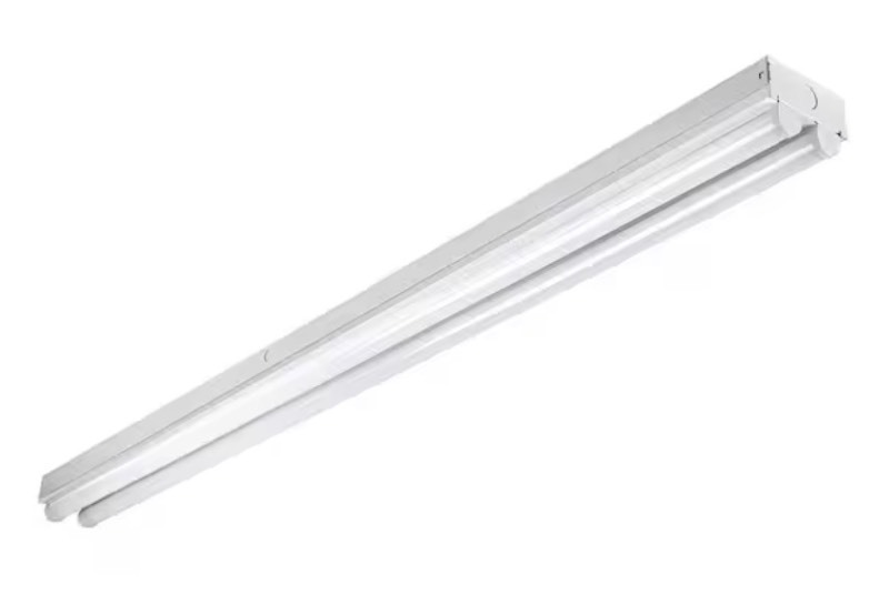 lot 56 image: Metalux 8 ft. LED ST2 Striplight Selectable CCT 350040005000K Dimmable White, 128-Watt Equivalence Retails $141