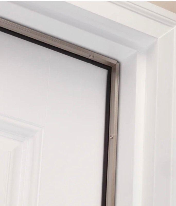 lot 127 image: M-D Building Products 49002 Satin Nickel Aluminum and Vinyl Screw-on Top and Sides Door Seal Kit