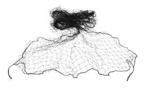 lot 5 image: Full Size Goal Net Replacement Durable Black Soccer Training Sports Net Retails $130
