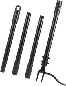 lot 8775 image: Stand Up Weed Puller Tool 50in Adjustable Handle   Heavy Duty Steel Weeder