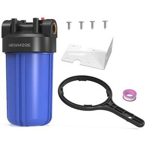 lot 8777 image: WHB10 Whole House Water Filter Housing for 10x4.5 Sediment Filters, 1 NPT