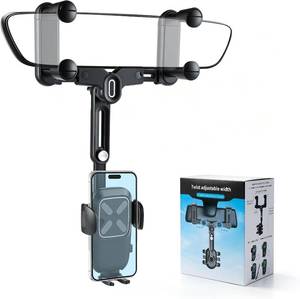 lot 8784 image: alpmosn Car Phone Holder, Anti-Shake Rear View Mirror Mount, 360  Rotating
