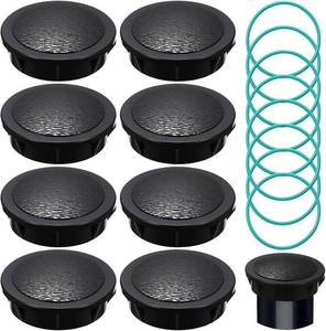 lot 8790 image: 8 Pack Sprinkler Head Caps for Rain Bird 1800XC1800 Series with O-Ring