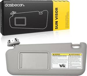lot 8797 image: Dasbecan Driver Side Sun Visor for Toyota RAV4 2006-2013, Gray