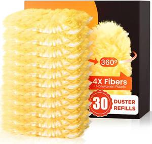 lot 8798 image: Swiffer 30-Count Heavy-Duty Duster Refills, 4X Microfibers, Unscented