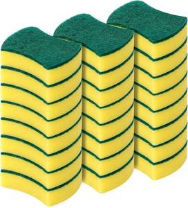 lot 8833 image: Kitchen Cleaning Sponges,24 Pack Eco Non-Scratch for Dish,Scrub Sponges