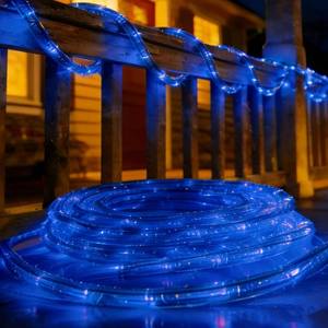 lot 8844 image: Blue LED Rope Light, 20Ft Waterproof OutdoorIndoor LED Strip for Deck