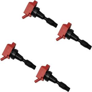 lot 8849 image: High Performance Engine Ignition Coil Kit of 4 fits 2015-2019 Hyundai Kia