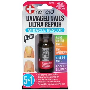 lot 8865 image: Nail-Aid - 5-in-1 Damaged Nails Multi-Repair for Fingernails or Toenails