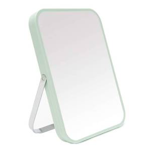lot 8871 image: YEAKE Table Desk Vanity Mirror, 8-Inch Portable Folding with Metal Stand, 90