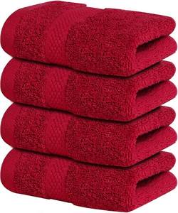 lot 8888 image: Infinitee Xclusives 100% Cotton Luxury Wash Cloths - 4 Pack 13x13