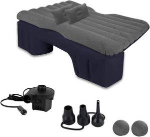 lot 8997 image: Zento Deals TruckCar Air Mattress Backseat Inflatable with 2 Pillows 1 Pack