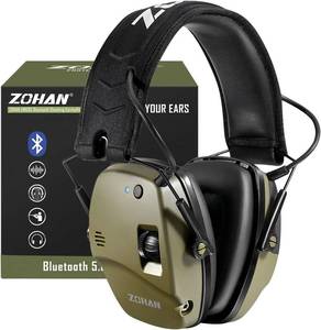 lot 9077 image: ZOHAN 035 Bluetooth 6.0 Shooting Ear Protection Earmuff, Noise Cancelling