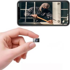 lot 9235 image: Hidden Camera Spy WiFi 1080P Mini Wireless Nanny Cam with Night Vision
