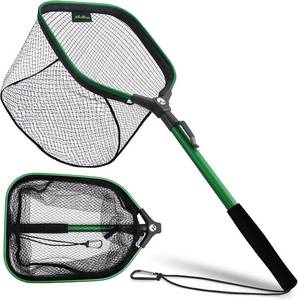 lot 12201 image: Floating Kayak Fishing Net   Landing Net with Third-gen Locking Switch