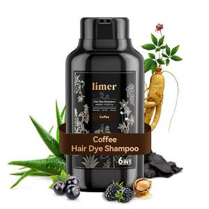 lot 12271 image: Limer Coffee Hair Dye Shampoo, 3-in-1 with Herbal Extracts, 100% Gray, 460ml