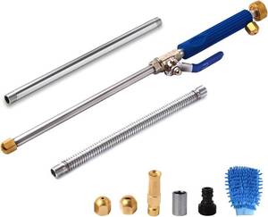 lot 12330 image: High Pressure Washer Wand with Hydro Jet Garden Wand with 3 Nozzles, Blue