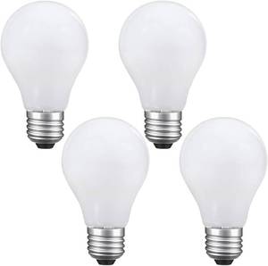 lot 12366 image: Light Bulb Frosted-60W - 1 Bulb (Pack of 4)