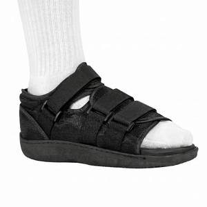 lot 12378 image: BraceAbility Post Op Shoe - Adjustable Orthopedic Walking Boot (L)