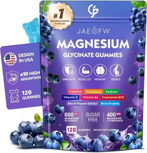lot 12401 image: Magnesium Glycinate Gummies 1000mg - High Absorption Mg Complex 120