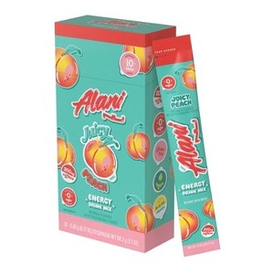 lot 12525 image: Alani Juicy Peach Energy Sticks - 10ct 2pack