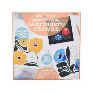 lot 12635 image: Art 101  Crafts Punch Needle Embroidery Canvas Kit