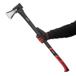 lot 12638 image: INTERTOOL 5 lbs Wood Splitting Maul, 35 Fiberglass Handle, Sheath HT-0275