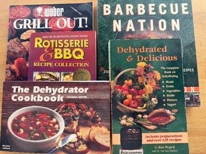 lot 184 image: Cookbooks - Barbecue, Grilling, Dehydrator, Rotisserie