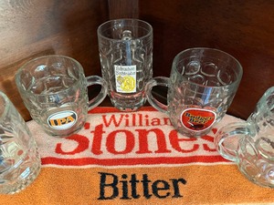 lot 177 image: Vintage Beer Glasses