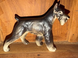 lot 166 image: Vintage Ceramic Terrier Dog, Made in Japan