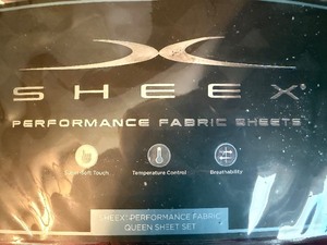 lot 153 image: Sheex Queen Size Sheet Set, Like New