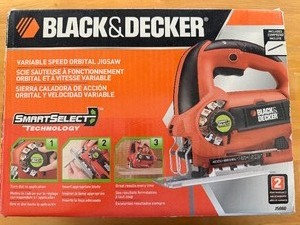 lot 135 image: Black & Decker Variable Speed Orbital Jigsaw