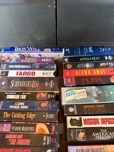 lot 225 image: VHS Storage and Tapes