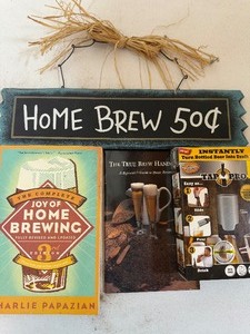 lot 240 image: Home Brew Wall Art and Books, Tap Pro