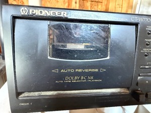 lot 252 image: Pioneer Stereo Double Cassette Deck