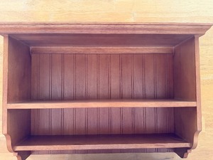 lot 406 image: Wood Shelf, Approx 19 x 5 x 15