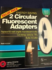lot 418 image: Circular Fluorescent Adapters